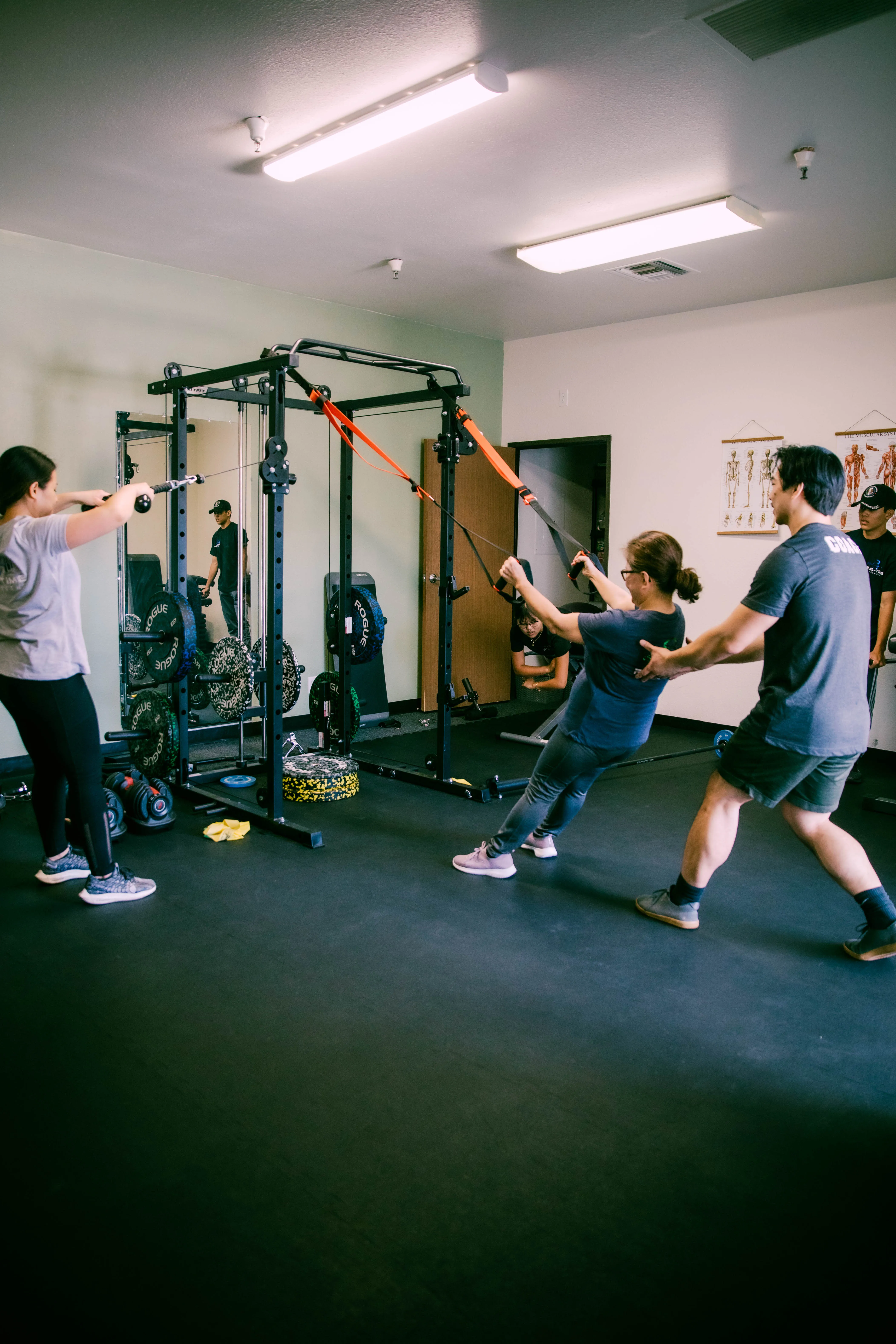 Small group training session with personalized coaching