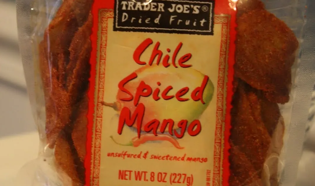 Trader Joe's Chili Spiced Mango - my college weakness